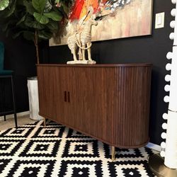 Allmodern Cabinet With Sliding Doors  