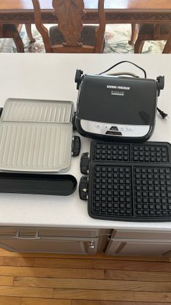 George Forman Grill With Extra Waffle Plates