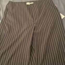 Black Striped Pants 
