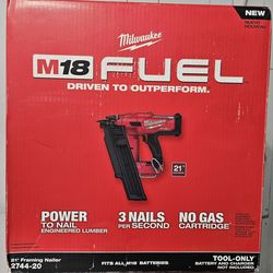 Milwaukee 21 degree framing nailer