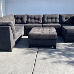 Large Sofa Couch Sectional With Ottoman