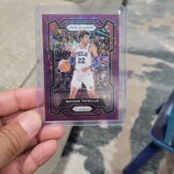 Matisse Thybulle Disco Prizm Number 17/75 Basketball Card 