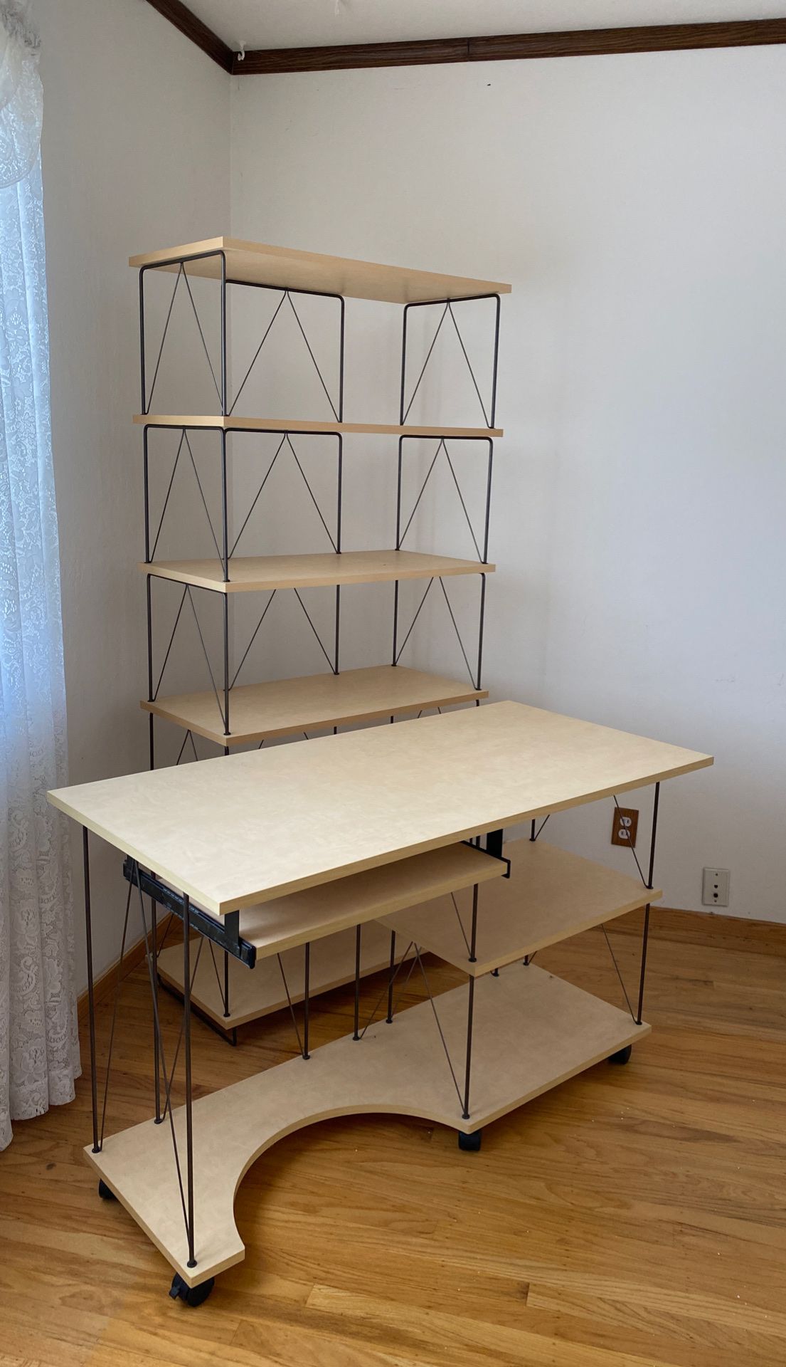 Wonderful desk and bookshelf for sale! Home office perfection!