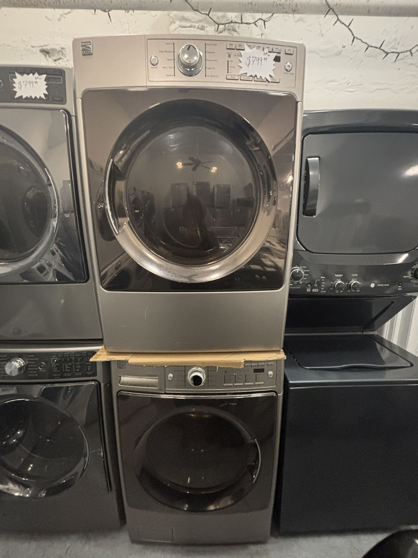 Kenmore 27” Wide Electric Front Load Washer And Dryer Set