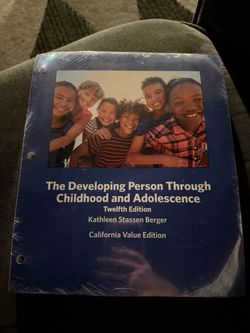 The Developing Person Through Childhood and Adolescence
