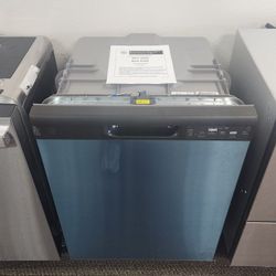 24 in. Built-In Tall Tub Front Control Stainless Steel Dishwasher with Sanitize, Dry Boost, 55 dBA