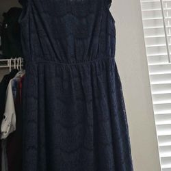 Monteau Blue Dress L size