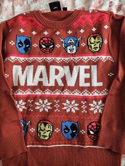 Boys Marvel Ugly Sweater 