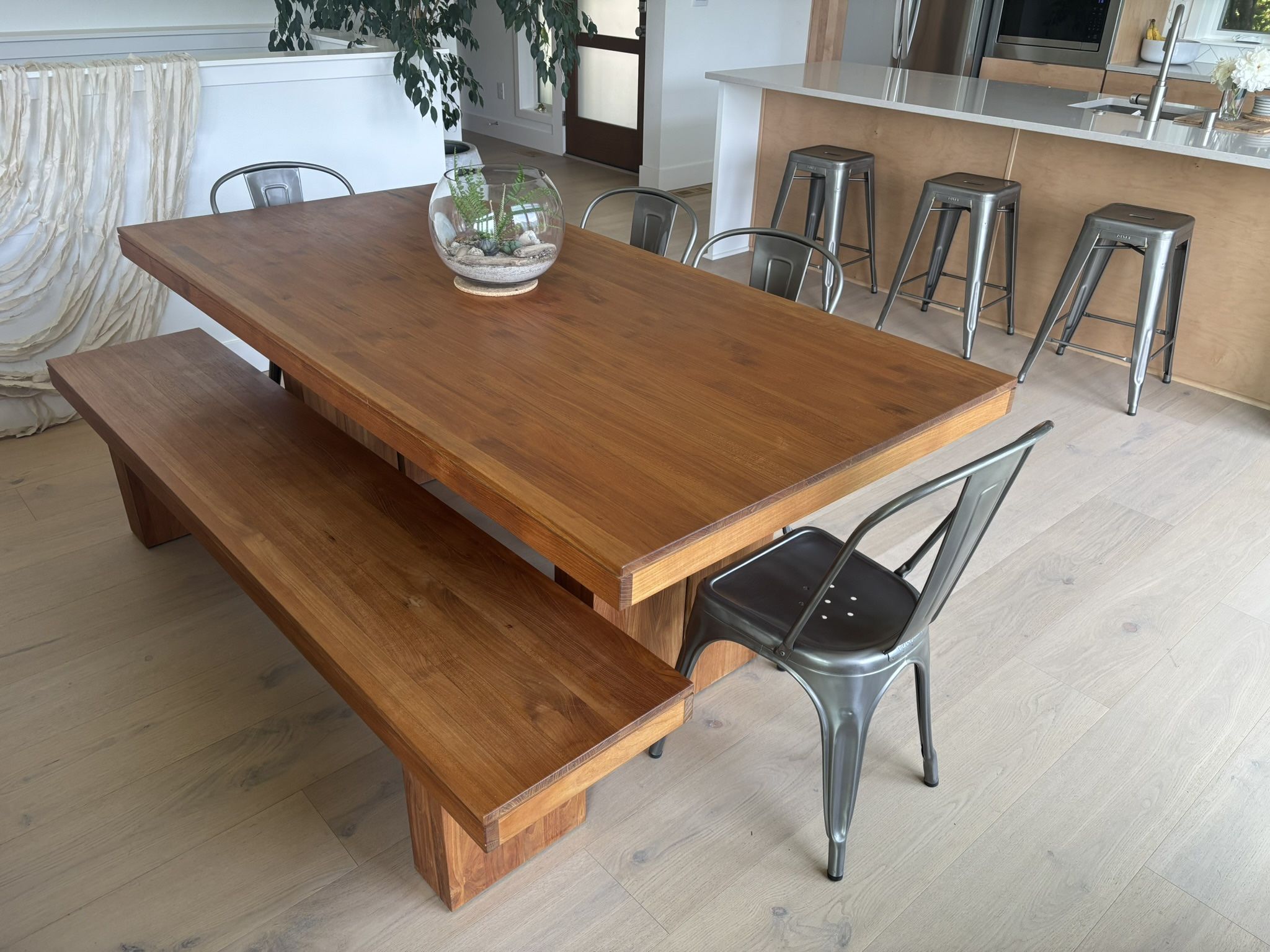 Kayu Teak Dining Table and Bench