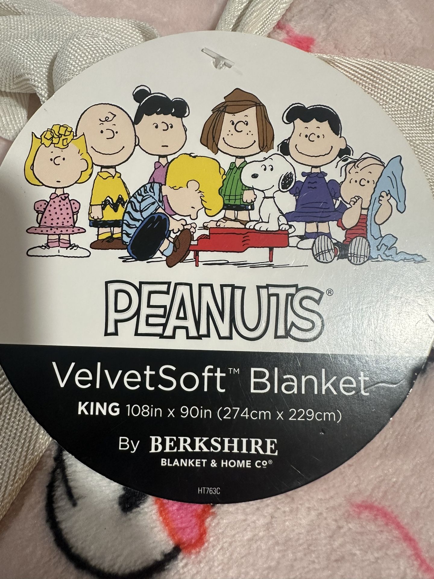 Valentines Snoopy KING blanket