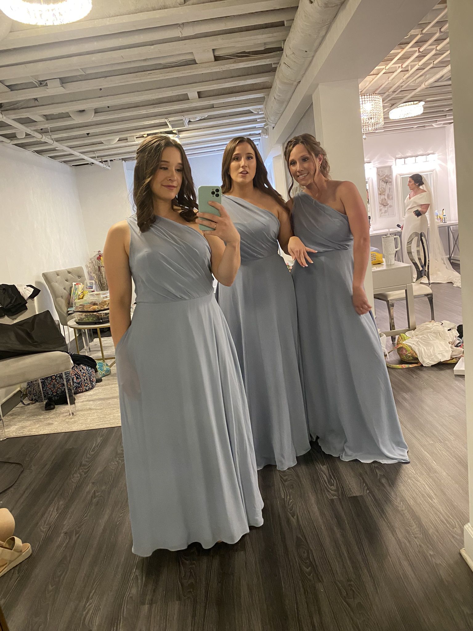 Bridesmaid Dress - Birdy Grey Kira Dress - Medium - Dusty Blue 
