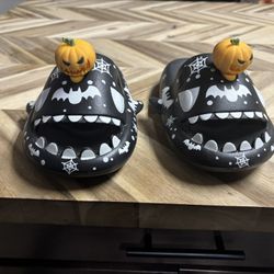 Halloween Glow Shark Sandals 