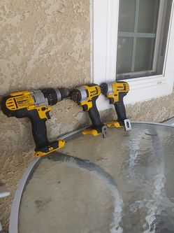 2 impact drills 1 Hammer drill 3 speeds