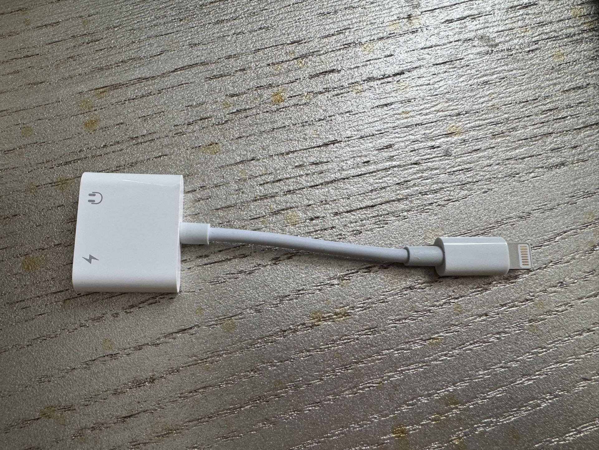 Apple Lightning to Dual Lightning Adapter – Audio & Charging Splitter