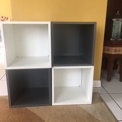 4 Ikea shelves 