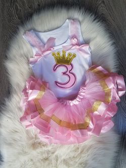 3rd Birthday tutu set
