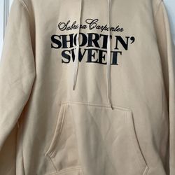 Sabrina Carpenter Short N Sweet Creame Color Sweatshirt Soft