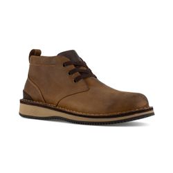 Rockport Men's Prestige Point Work Safety Toe Lace-up Chukka Industrial and Construction Boots, Brown, 9 US
