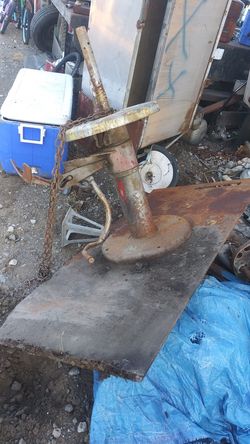 Ols school tire changer