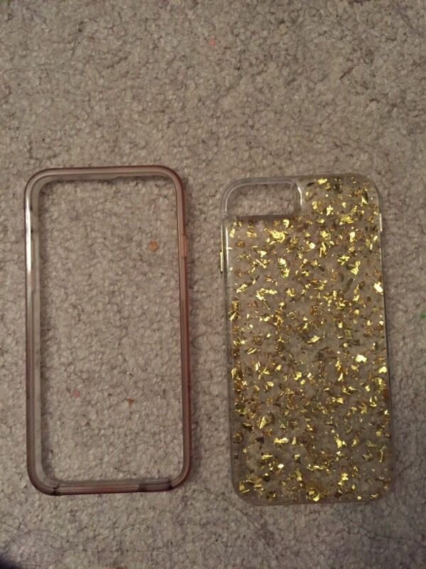 iPhone 6 Gold flake case