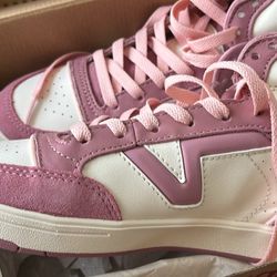 New Vans Mid Lowland CC JMP - Pink/White