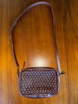 Brown Woven Women’s Shoulder/Crossbody Bag