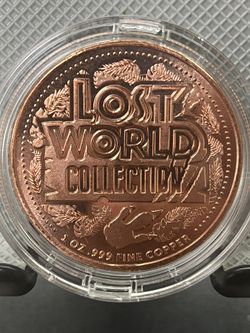 1oz Copper Round “Lost World  Colection”