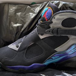 📈EARLY RELEASE📈 🔥JORDAN RETRO 8'S  🌊"AQUA"🌊 MEN'S SIZE 9.5 (×2)  AVAILABLE ONLY❗️❗️❗️ BOTH NEW W/BOX,💲275 EACH  TAKES THEM🔥