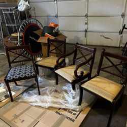 Bombay Co. Mahogany Chairs