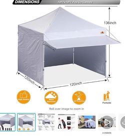 10x10 Tent For Farmers Markets