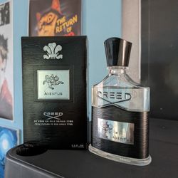Brand New Never Sprayed bottle of Creed Aventus, 3.3fl oz 100ml bottle. 