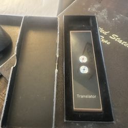 Two way voice translator, Bluetooth with cord
