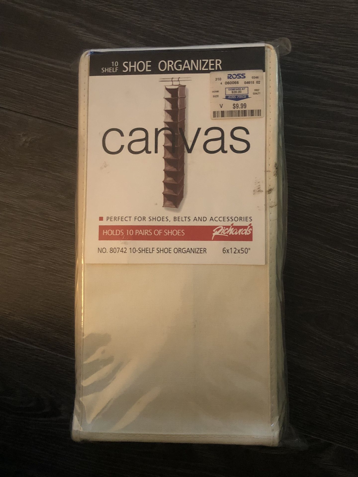 Canvas Hanging Shoe Holder