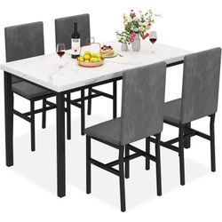 5 Piece Dining Table Set 