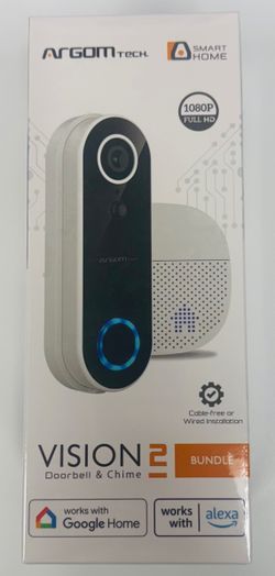 VISION 2 SMART WI-FI 1080P FHD VIDEO DOORBELL WITH CHIME