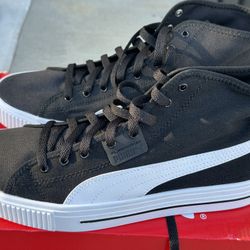 Puma Mid Black /white
