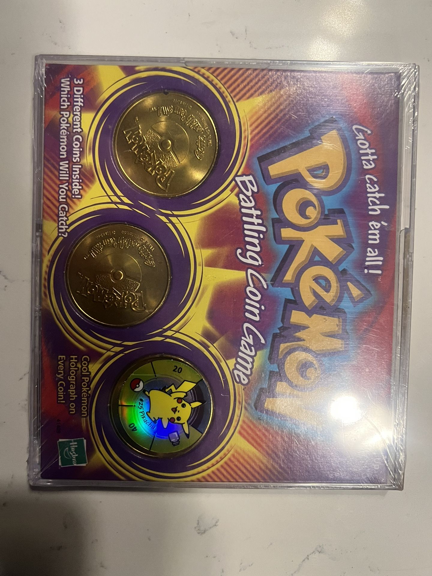 Hasbro Pokemon Battling Coin Game 3 Unique Coins 1999