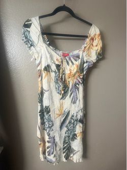 Floral mini dress