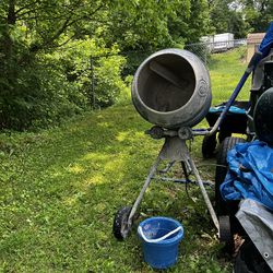 Concrete Mixer Portable And Electric Powered