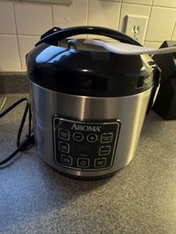 RICE COOKER & STEAMER (AROMA BRAND) NEW