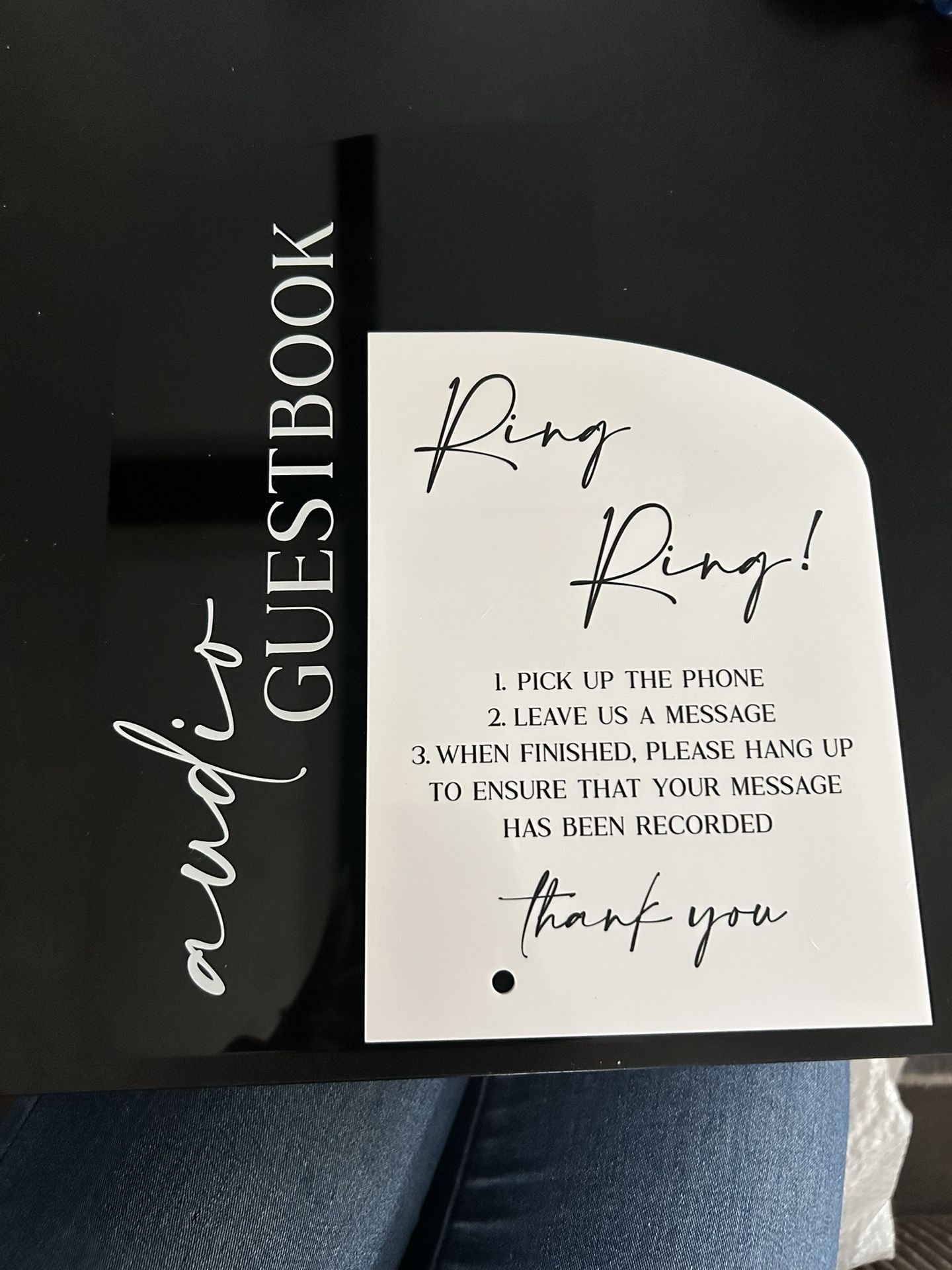 Audio Guestbook Sign