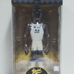 FUNKO GOLD LEGENDS. NBA HARDWOOD CLASSICS.  ORLANDO MAGICS 🎩 SHAQUILLE O'NEAL . LARGE SIZE 12 " PREMIUM VINYL FIGURE. 