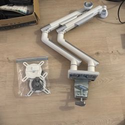 POUT E12 Dual Monitor Arm Mount Stand