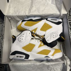 Yellow Ochre Air Jordan 6s