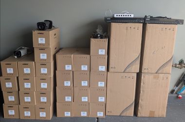 43 Lorex PoE IP Cameras + Two 32-Channel 4k NVR's