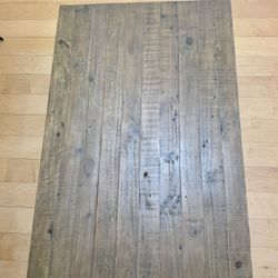 Rustic Modern Solid Wood Block Coffee Table - 48" x 30"