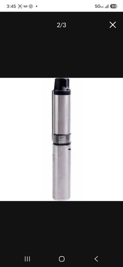 Everbilt 1/2 HP 4" Submersible Deep Well Pump 2-Wire Motor 10 GPM EFSUB5-122HD