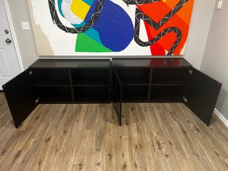 (2) BESTA IKEA Media/Console Units — FREE!!!