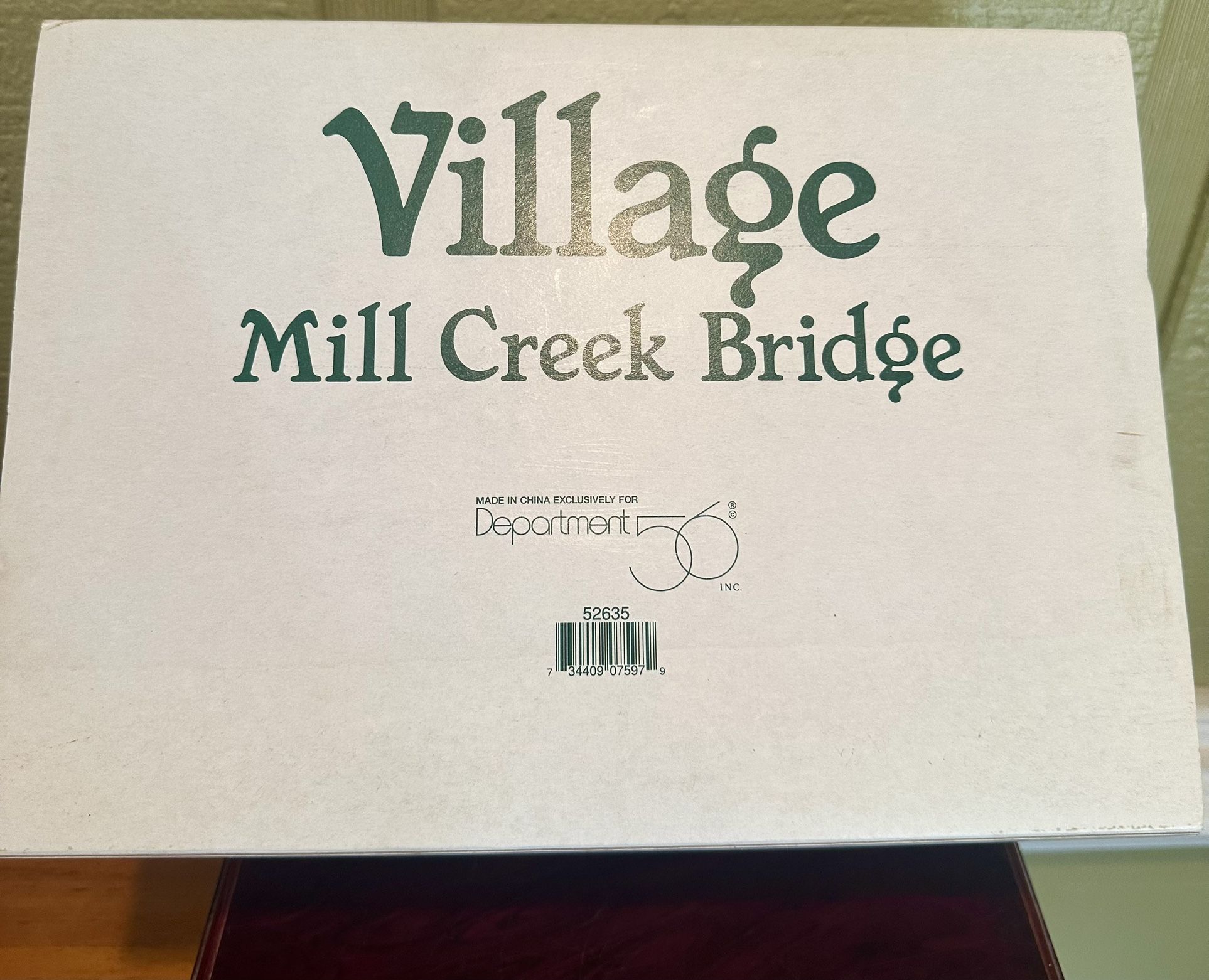 NIB Department 56 Village Mill Creek Bridge – #52635 (Retired)
