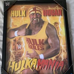 Hulk Hogan Wwe Pop Creations 16x20 Frame Portrait 